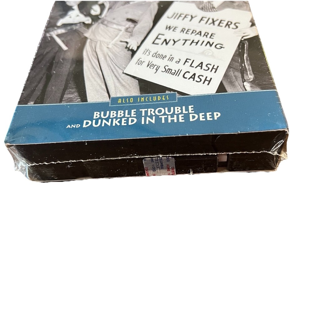 The Three Stooges Listen Judge VHS 1996 Sealed New Bubble Trouble Dunked in Deep - Picture 3 of 3